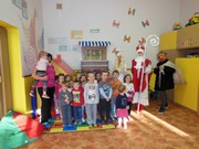 Mikuláš, čert a anděl ve školce